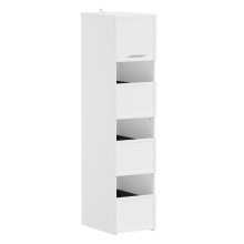 SoBuy Mehrzweckschrank Weiß 60x40x186 cm