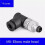 10pcs M8 Sensor Connectors Waterproof Angle Screw Threaded Coupling 4pin for Electronics Male Plug 2