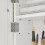 SoBuy Ντουλάπι Μπάνιου BZR239-E-W Λευκό 60x15,5x60cm MDF LED 6