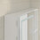 SoBuy Ντουλάπι Μπάνιου BZR239-E-W Λευκό 60x15,5x60cm MDF LED 4