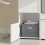 SoBuy Κολόνα Αποθήκευσης Λευκή 60x40x186 εκ. 4 Πόρτες 10