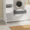 SoBuy Κολόνα Αποθήκευσης Λευκή 60x40x186 εκ. 4 Πόρτες 9