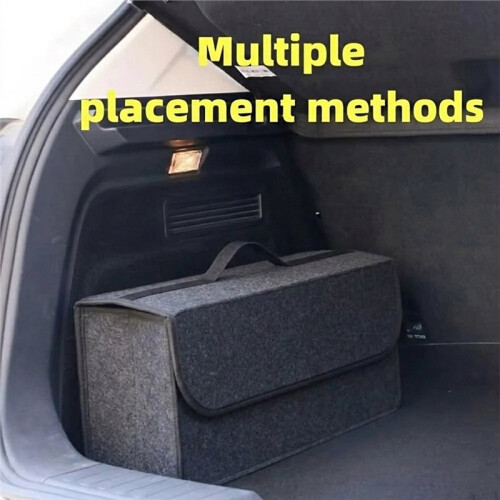 Car Trunk Organizer Folding Storage Bag Auto Rear  Back Pouch Cargo Storage Box Foldable Car Boot Tidy 1