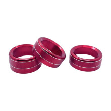 Couvercle Protecteur de Bouton de Commande A/C et Multimédia pour 3 Axela CX-4 CX-5 CX-8 CX-9 Rouge