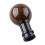 Car Gear Shift Knob Round  Style Universal Fit for Manual and Automatic Transmissions Walnut Finish 3