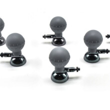 6 Pieces Each Set Reusable EKG ECG Electrodes Chest Suction ECG Bulb Multi-Function Skin Suction