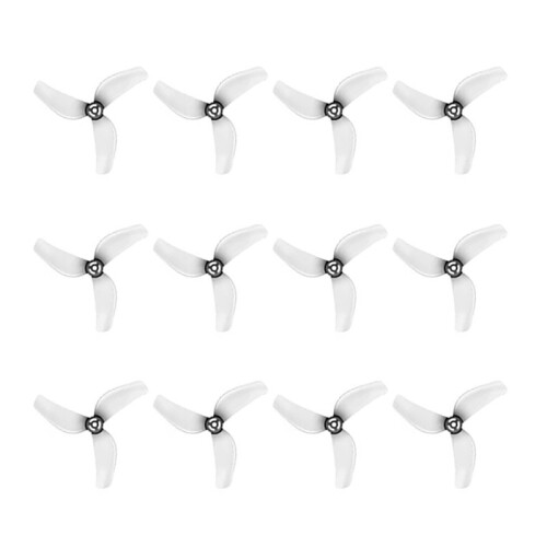 12 Peças 1811 Hélice de 1,8 Polegadas Diâmetro Do Furo Central de 1,5 mm Hélice de 3 Lâminas para Meteor75 Pro II B