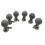 6 Pieces Each Set Reusable EKG ECG Electrodes Chest Suction ECG Bulb Multi-Function Skin Suction 1