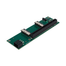 PCIe 5.0 X16 Dual-Port MCIO-8i Adapter Board - Step-Down Power Supply for Single GPU External Expansion