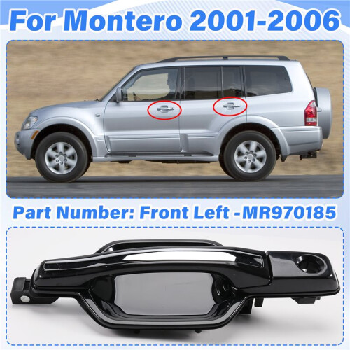 MR970185 Front Left Exterior Outside Door Handle for  Montero 2001-2006 2