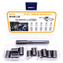 11PCS  Thread Repair Kit M10 M12 M14 Tap Thread Inserts for Stripped  Hole Cylinder  Engine B