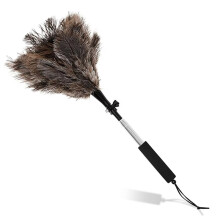 Extendable Duster Handheld Bendable Ostrich Duster Multipurpose Home Cleaning Tool for Ceiling Fan