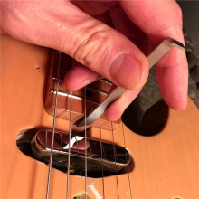 Gitarr Truss Rod Crank Rostfritt Stål Justeringsverktyg för Gitarrreparation Lättnad Spårade Truss Rod Muttrar