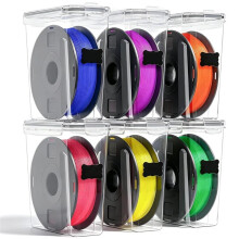 Filament Storage Box 4L 6Pack for 3D Printer with 10pcs Labels and 1 ,Keep Filaments Dry Dust for PLA/PETG/TPU.