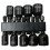 9pcs Hex Nut Driver Set Power Nut Driver Bit Set 1/4 Hex Shank Socket Adapter Drill Bit for Electric Screwdriver SAE 1