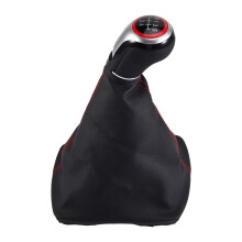 New 5 Speed Gear Shift Knob MT Lever Change Knob with Gaiter Boot Cover for Leon III 3 MK3 2012-2017