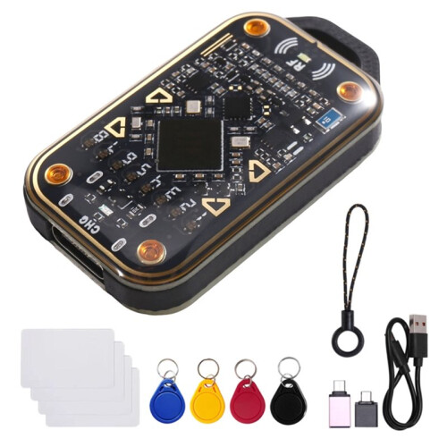 Chameleon V3.0 RFID  Chip Emulator  Card Reader NFC Read Writer ID IC Card Tag Copyer+4XUID Keychain/Card