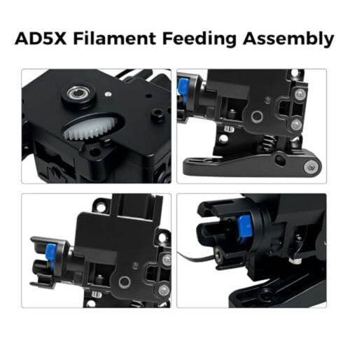 Wire Feeding Mechanism Components 3D Parts Drive Feeder for Flashforge AD5X 3D Printer 2