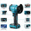 Esmerilhadeira Angular  Sem Fio 3 Polegadas, 21 V, 20.000 RPM, Ferramenta Elétrica Portátil para Polimento e Corte, Compatível com 3