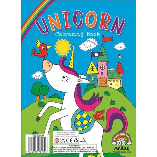 (1 Book) Unicorn Colouring Book 2