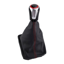 New 6 Speed Gear Shift Knob MT Lever Change Knob with Gaiter Boot Cover for Leon III 3 MK3 2012-2017
