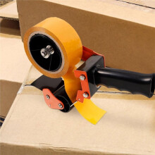 60mm Stainless Steel Tape Dispenser, Manual Packing Tape Cutter for Carton Sealing, Shipping and Offices Use