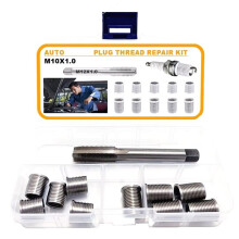 11PCS  Thread Repair Kit M10 M12 M14 Tap Thread Inserts for Stripped  Hole Cylinder  Engine A