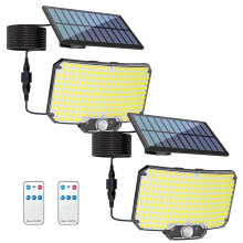 234 Diody LED Solar Lights 3 Tryby Pracy Super Jasne Czujniki Ruchu Zewnętrzne IP65 Wodoodporne Lampy Przeciwpowodziowe Wall Security Lights Yard