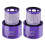 2 Pack Replacement Filter Compatible Compatible with  Cyclone V10 SV12 Vacuum Cleaner 1