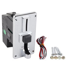 Semme 6 Type Acceptor with Memory Function Button for Vending Machines, Zinc Alloy Design for Durable & Reliable Use