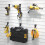 Slatwall Accessories, Black Slatwall Hooks, Garage Utility Hooks for Slatwall, 8 Pack U Hook 6