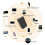 New USB  5.3 Transmitter and Receiver Audio Adapter for Calls, TV, PC, Gaming,Headset Fast Connection 1