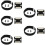 5 Sets for Snapmaker U1 3D Printer Filament Feeding Extension Cable Module Suitable Several Filament Spools Extend Cable 1