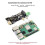 Waveshare Placa Adaptadora Multifuncional para Raspberry Pi 5 PCIe para SSD M.2 NVMe 4K Compatível com  e Módulo de Alimentação PoE 10