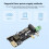Waveshare Multifunction Adapter Board for Raspberry Pi 5 PCIe to M.2 NVMe SSD 4K -Compatible PoE Power Module 8