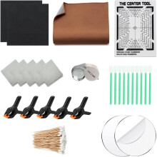 Trade Card Cleaning Kit, Trading Cards Flattening Care Tool Accessory Kit & Sports for PSA Rated and Flatten Edges.