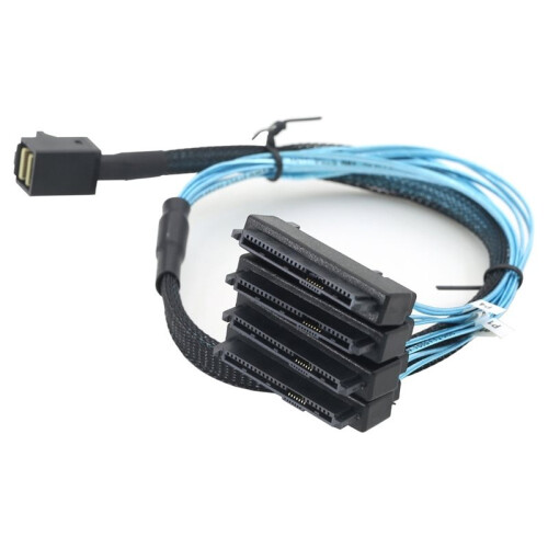 HD SFF-8643 to SAS SFF-8482 29-Pin 2-in-1 for Server High-Speed Cable 2