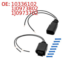 10336102 1J0973802 1J0973702 2-Pins Elektrische Kabelboomconnector Sensorstekker Reparatieset voor voor voor