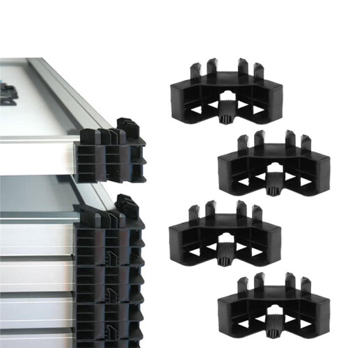 24pcs Long-Lasting Solar Panel Protection Solar Panel Guard Enhanced Stability with Corner Protectors(30mm) 1