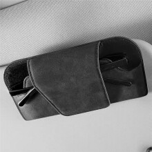 Car Glasses Case Auto Sun Visor Sunglasses Holder Protective Box Universal Car Accessories for Eyeglasses Storage A