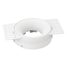 Luminária de Teto Embutida Sem Moldura com LED, Suporte para Lâmpada MR16, Design Redondo e Ajustável B