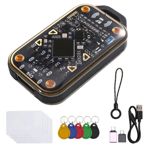 Chameleon V3.0 RFID  Chip Emulator  Card Reader NFC Read Writer ID IC Card Tag Copyer+5XUID Keychain/Card