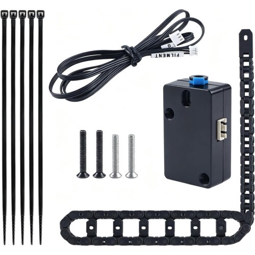 Drag Chain and Filament Runout Sensor for K1 Max CNC Machine - Essential Upgrade