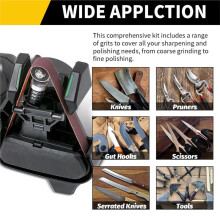 45-Piece 1/2" X 12" Knife Sharpener Sanding Belt Kit for Work Knife & Tool Sharpener (WSKTS & WSKTS-KT)