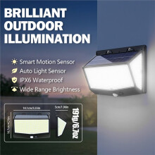 Outdoor 468 LED Solar Light Motion Sensor Waterproof Solar Light Solar Power Garden Corridor Decoration Emergency Light
