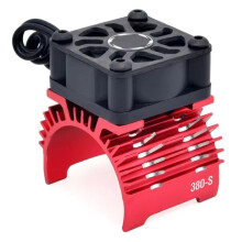 For Surpass Hobby RC Motor Heatsink Cooling Fan for 380 390 2838 2845 28-29mm Brushless Motor for RC Car Red