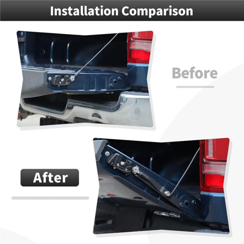 Rear Door Check Strap for  RAM 2018-2026 Tailgate Stopper Limiter Accessories 2
