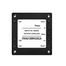 HLK-300MH110S12A Moduł Zasilania - Semi-Brick 110 V na 12 V, Izolowany, Regulowany, Jednokanałowy, O Szerokim Wejściu 4:1