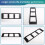 3U 3-Bit Rack-Mount Splitter Frame 3U Optical Splitter Frame for 19-Inch Rack-Mount Optical Splitter Cabinet 7