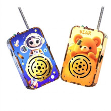 Wireless Walkie-Talkie Model DIY Science Toys Physics Experimental Tool Kit Children Educational Toys School Supply